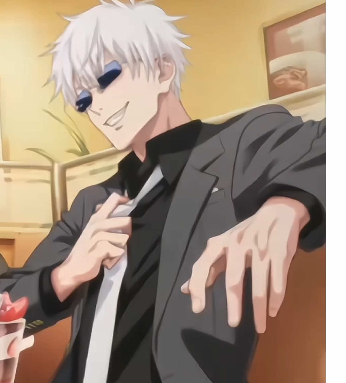 Dinner with Gojo and the students!!! #jjk #gojo #jujutsukaisen 