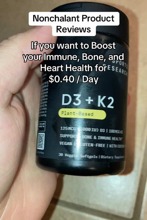 If D3+K2 has been something you’ve been looking at, the deal right now for the Black Friday Sale is about as good as I’ve seen #d3k2 #d3 #supplements #supplementsthatwork #wellness #immuneboost #immunesupport #energy #bestsupplements #creatorsearchinsights #tiktokshop #tiktokshopblackfriday #tiktokshopcybermonday #tiktokshopholidayhaul 