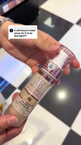 Replying to @Khadeejah had to test out the shade in clicks to see if i was jsut stupid 💁🏻‍♀️ look at how nicely it blends in without losing its pigment. I think i should test my one out again 🤣 #makeuprevolution #makeup #makeupfail #foundation #khadeejahtaliep_ #girlproblems #foryoupage❤️❤️ #fyp #fyou 