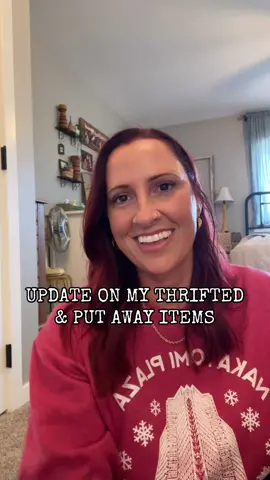 UPDATE: Come put some thrift finds away with me! It's time again to style, store, and organize my thrift finds! More crafts and organization! ☺️♥️ ••••••• #thrifting #thrift #thrifties #thriftie #thrifteddecor #thriftfinds #thrifter #vintage #fyp #thrifthaul #organization #organizedhome #styling #styled #thrifttok #organize #organizingtiktok #organizewithme #organizationtiktok 
