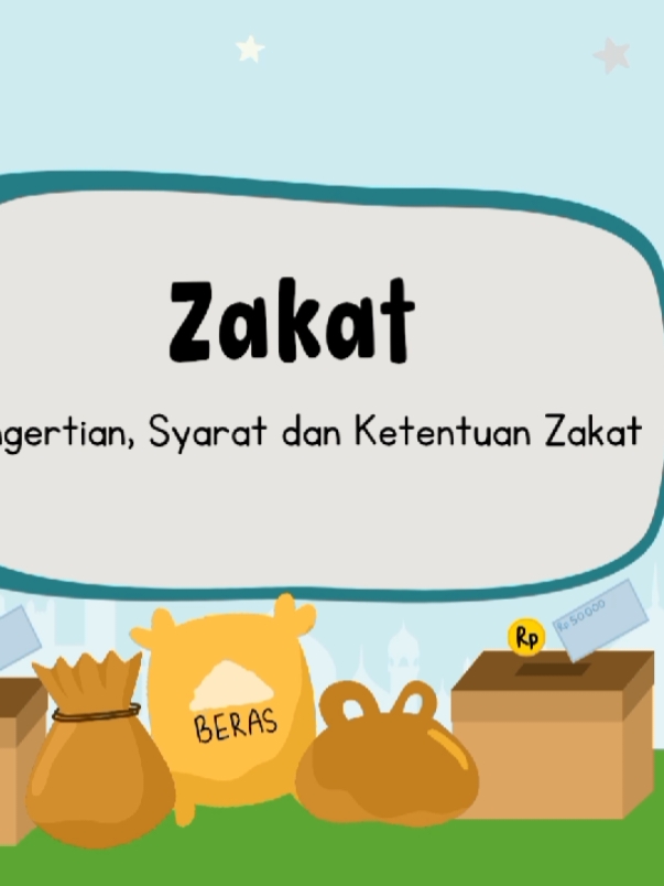 Materi Zakat Pembelajaran Kelas 5 SD semoga bermanfaat #zakat #kurikulummerdeka #ppgdaljab2024 