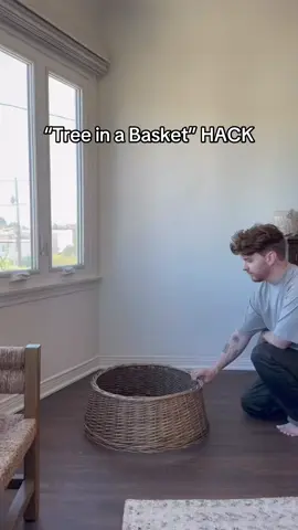 I’m sure a bunch of use are putting up our trees this weekend! I shared this tiny little hack last year and it really makes all the difference! I even spent a few hundred dollars on a tree basket that I don’t like as much as this simple “flip” #christmas #christmastree 