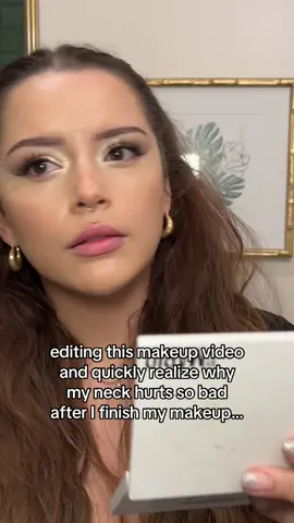 guys i think i have a makeup tic 🥲 #fyp #coldgirlmakeup #makeupfail 