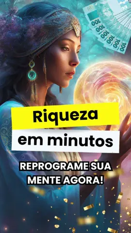 RIQUEZA EM MINUTOS! Descubra como alinhar sua energia com a abundância universal. #Prosperidade #Abundância #Dinheiro #reprogramaçaomental #heliocouto#virał #tik_tok