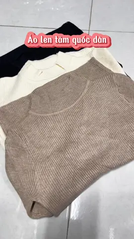 Áo len tăm #xuhuongtiktok #aogiunhietco3phan #aolentam3p #phoidoxinh 
