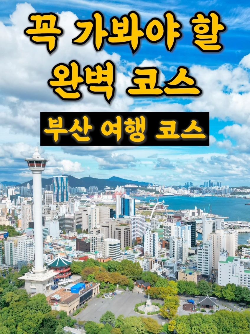 이보다 완벽한 부산 뚜벅이 여행 코스 없을걸? 👇   1️⃣ 유라리광장 - 볼거리: 웃음등대 🌊 #영도다리 도개 시간: 매주 토요일 오후 2시 - 2시 15분   2️⃣ #자갈치시장(매달 1, 3번째 화요일 정기 휴무): 한국 최대 수산시장 🛳️ 자갈치크루즈 - 입장료: 대인 25,000원, 중고교 20,000원, 소인 10,000원 - 운영시간: 오전 9시 ~ 오후 8시 (11월~3월 오전 11시 ~ 오후 6시) - 매주 화요일 휴무 🌆 자갈치시장 전망대 (무료) - 운영시간: 오전 9시 ~ 오후 9시 3️⃣ #부평깡통시장 – 떡볶이, 유부보따리, 비빔당면, 어묵 4️⃣ #보수동책방골목  - 우리나라에서 가장 오래된 헌책방 거리 - 영화 '더킹' 촬영지 - 시간의 흔적이 담긴 책들 속에서 오래된 이야기들을 만나볼 수 있는 보수동 책방골목 5️⃣ #용두산공원 #부산타워  - 시민의종, 이순신장군 동상 등이 있음 - 부산타워(부산 전망대): 오전 10시 - 오후 10시(연중무휴, 발권마감 오후 9시 30분) 대인 12,000원, 소인 9,000원 (36개월 미만 무료) #여행작가봄비_부산 @iamhappyy   👉 #부산여행 #부산가볼만한곳 #부산여행코스 #부산데이트 #부산핫플 #부산데이트코스 #부산광역시 #busan #busantravel #busantrip #자갈치 #여행지추천 #여행코스 #주말여행 #주말데이트 #데이트코스 #국내여행코스 #국내여행지추천 #koreatravel #koreatrip #부산전망대 #깡통시장 #부산뚜벅이여행 