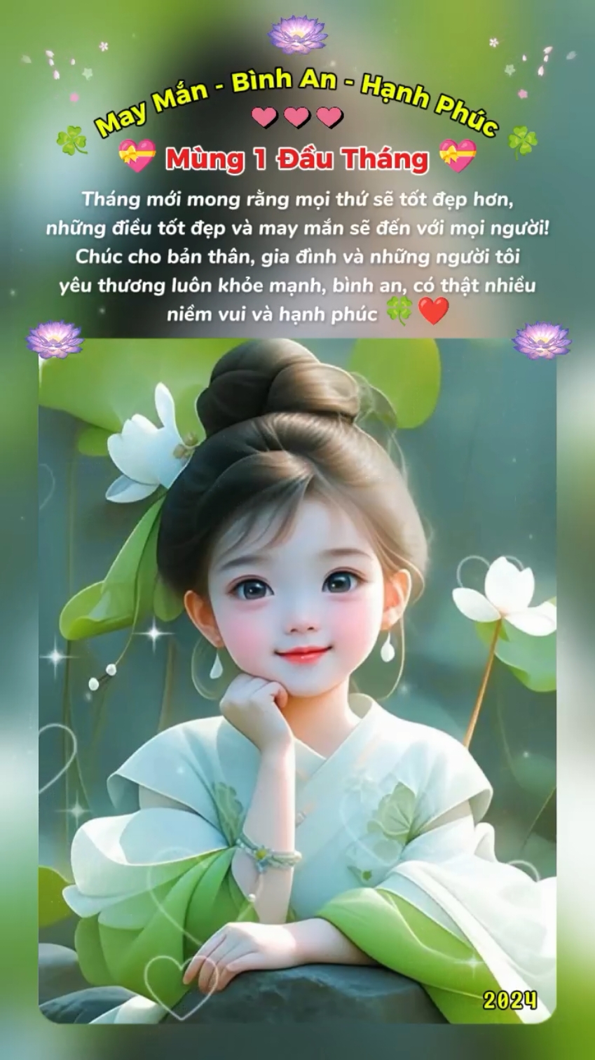 Mùng 1 tháng 11 âm lịch 2024#CapCut Tháng mới may mắn và bình an 🍀💓#xhtiktok #thang11amlich #caption #videoviral #loichuc #xinchaothang11 #thietnhuy #chaothang11 #chaothangmoi #xh #mung1 #thangmoimayman☘️ #fyb #mung1dauthang 