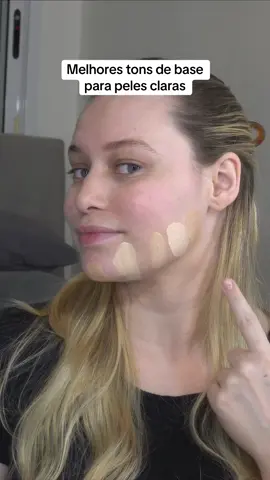 💄 Procurando a base perfeita para pele clara? Aqui está o meu guia definitivo de tons! 💎 Meus favoritos: Dior Backstage 0.5N Dior Backstage 0N Haus Labs 050 Fair Cool Nars Light Reflecting Mont Blanc Charlotte Tilbury Hollywood Flawless Filter 1 Charlotte Tilbury Hollywood Flawless Filter 2 Maybelline Super Stay Skin Tint 110 L’Oréal True Match 0.5W Espero que este guia rápido te ajude a encontrar o tom ideal para a sua pele! 💕