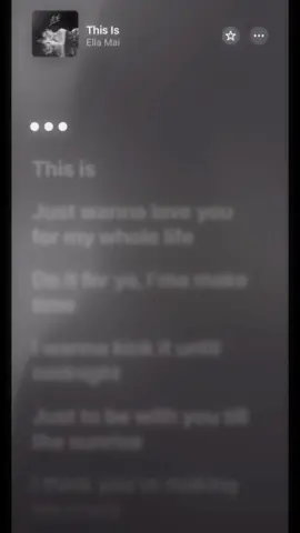 This Is—Ella Mai #strawberry63894 #cosmic_strawberry6389 #blowthisupforme♡ #fypシ #lyrics #song #music #applemusic #spedup #xyzcba #thisis #thisisellamai #ellamai 