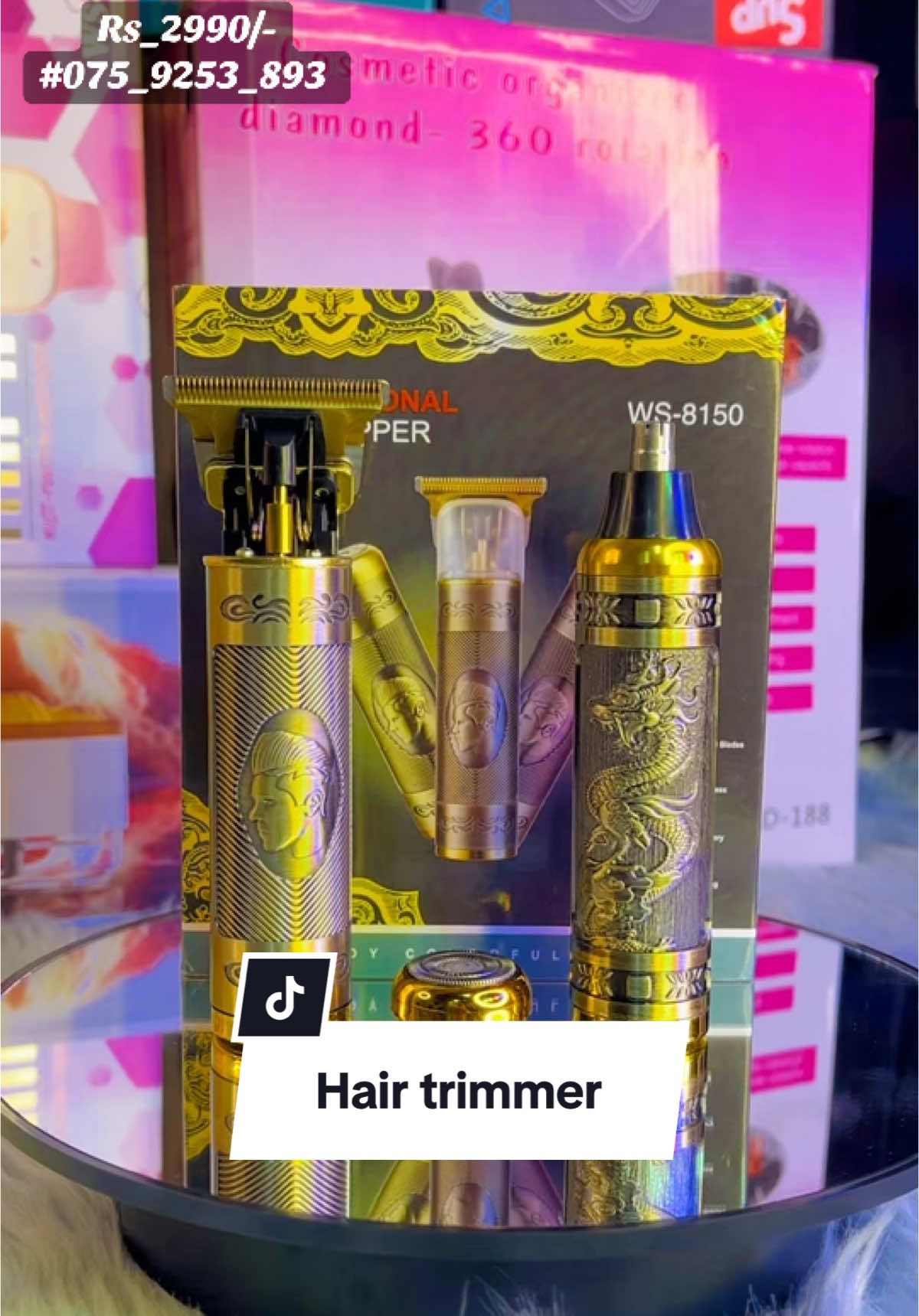 PROFESSIONAL HAIR CLIPPER  WS-8150 Electric Rechargeable Clipper Hair Cut Grooming Set 3-in-1 Beard Nose & Ear trimmer shaving machine, ITEM TYPE: Hair Cutting Machine Brand: Geemy Targeted Group: Men Hair Trimmer Nose Trimmer Ear Trimmer Shaver USB charging, can be charged with a computer Silver Pd alloy Strong motor Silent work with dual blade heads, follow the contours of the face Thin shaving heads and super thin alloy outer blades, endurance Precise cutting system, has rounded edges that glide smoothly on the skin Streamlined models and ergonomic design Plug and play design, can also be used while chargingPower Source: Electric & BatteryBattery: Removable Dual cellsCord and Cordless UseMulti-purpose display with battery charging indicatorHigh power,Use for any Ages... More Details please check Bio  #075_9253_893  #professionalhairclipper #ws8115hairclipper #hairtrimmer #haircuttrimmer #rechargeablehairclippers #rechargeablehairtrimmerset 