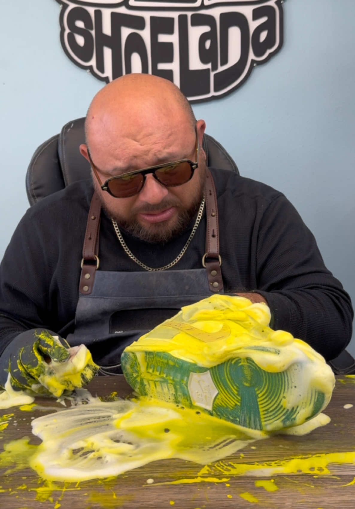 I really need to stop doing this😦 #shoedoc #shoelada #fz150 #shoecleaner #150bucks #nikedunks 