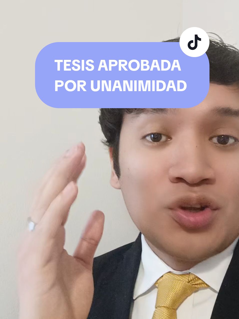 Respuesta a @liliamaza Tesis aprobada por decisión unánime #tesis #investigacion #preguntatesis #defensatesis #sustentaciontesis #exposiciontesis #tesisdoctorado #tesismaestria #procesoestudio #trabajofinal #sustentaciondefensa #preguntainvestigacion #aprobaciontesis #disenotesis #metodologiatesis #tematesis #resultadotesis #resumentesis #tesisuniversitaria #evaluaciontesis #preparaciontesis