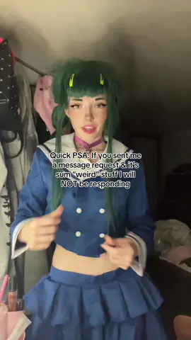 like nooooo thank you.                                                    #danganronpacosplay  #danganronpav3 #cosplay #cosplayer #foru #tenkochabashiracosplay #animetiktok #tenkochabashira #animetiktok #foryoupage #tenkocosplay #zyxcba #cosplaygirl 