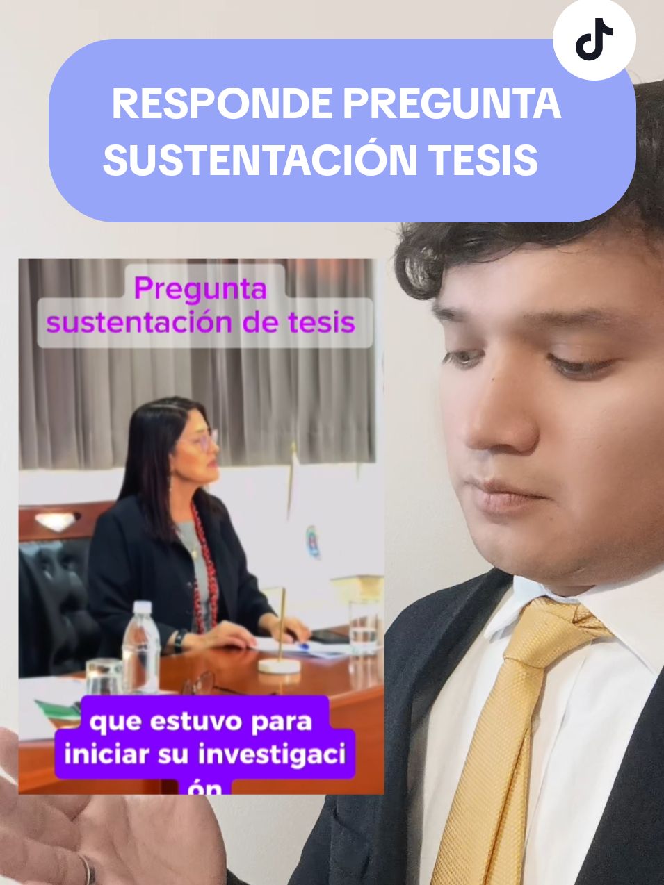 Como responder una pregunta en la sustentación de tesis #tesis #investigacion #preguntatesis #defensatesis #sustentaciontesis #exposiciontesis #tesisdoctorado #tesismaestria #procesoestudio #trabajofinal #sustentaciondefensa #preguntainvestigacion #aprobaciontesis #disenotesis #metodologiatesis #tematesis #resultadotesis #resumentesis #tesisuniversitaria #evaluaciontesis #preparaciontesis