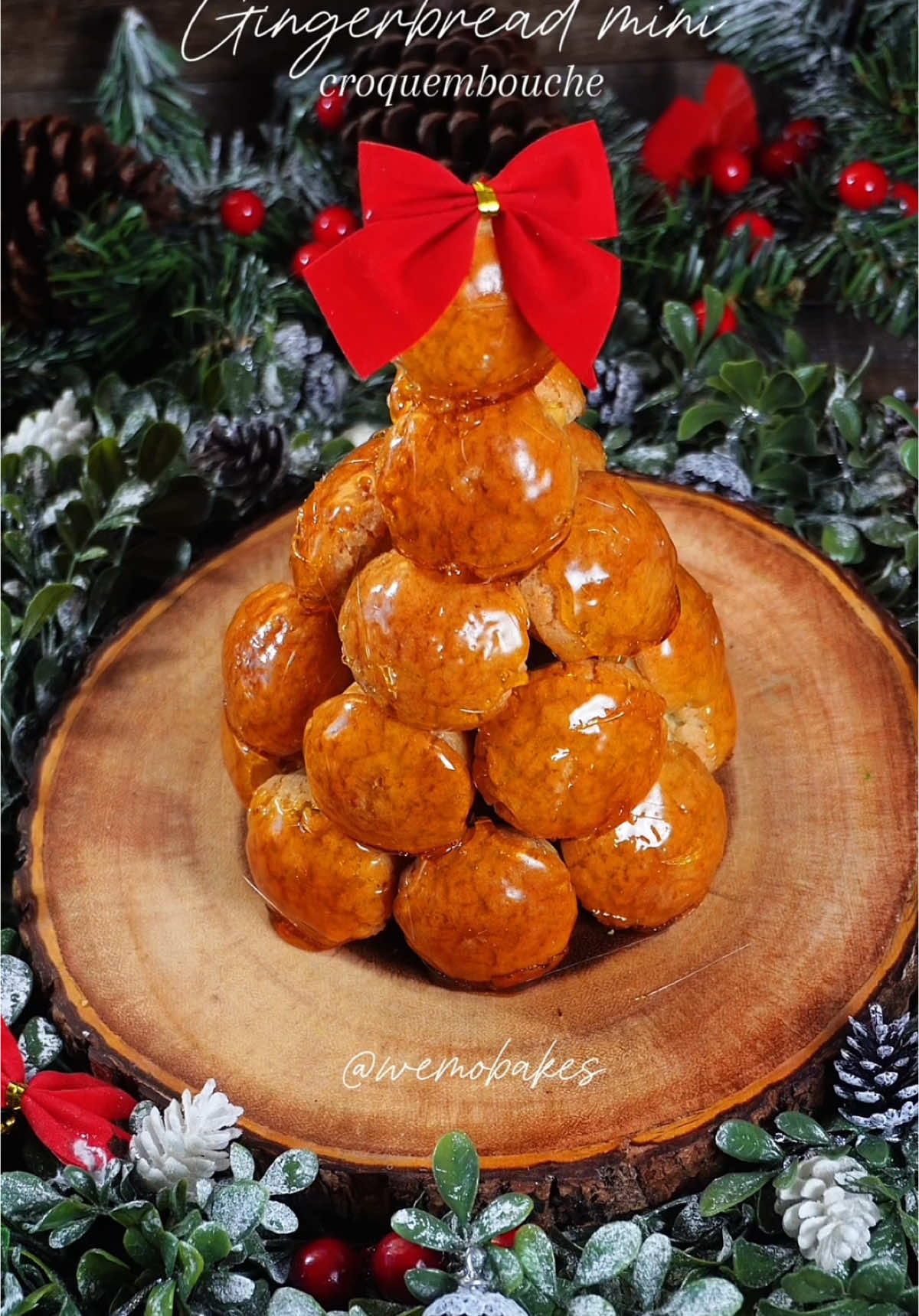 Your sign to make croquembouche ✨🤎  #baking #christmas #christmasbaking #fyp #choux 