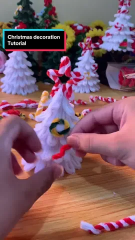 Chritmastree decoration🥰 #christmas #fuzzywire #turorial #DIY #decoration #fyp 
