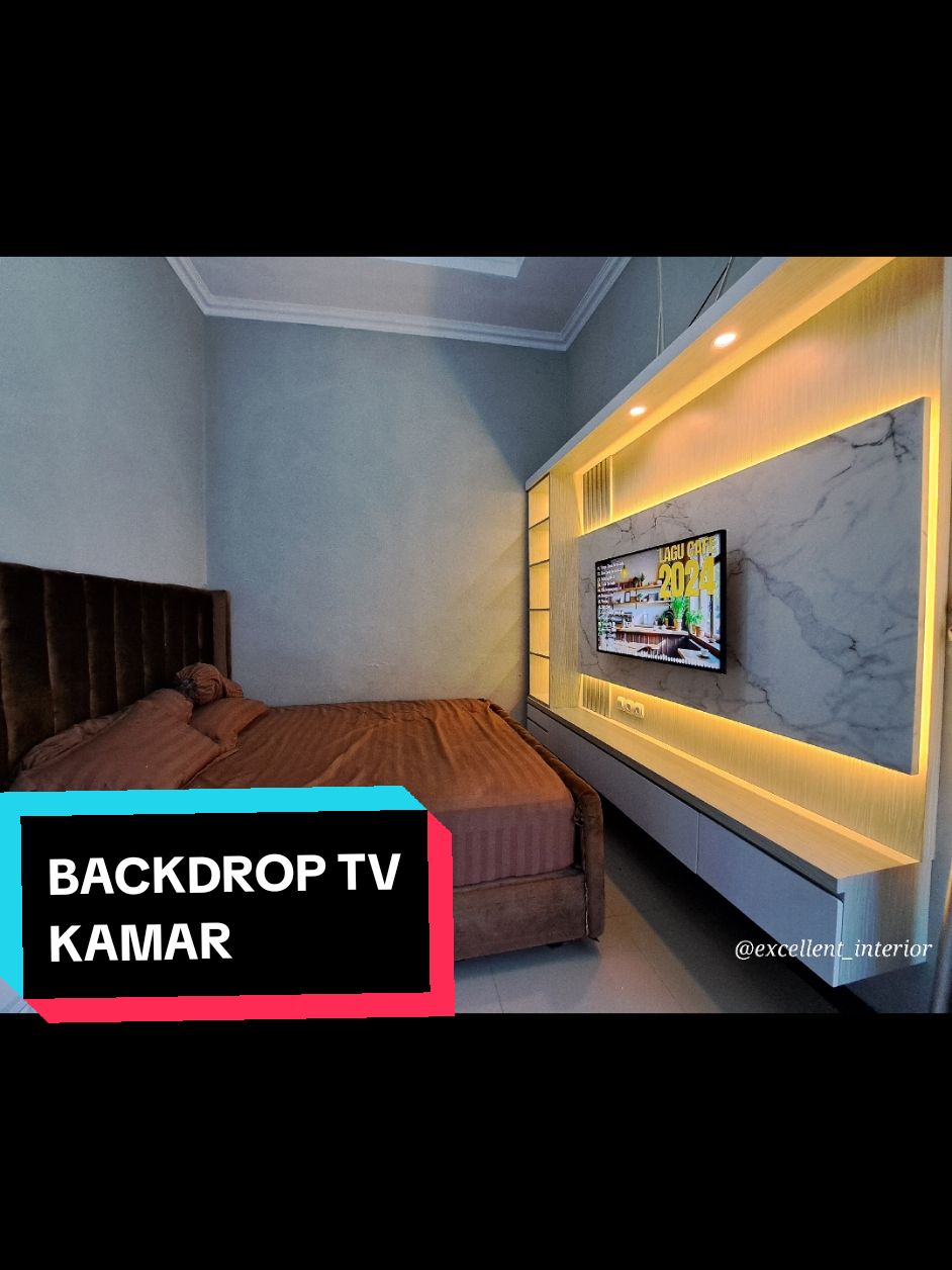 Bikin Kaya gini, Bikin Betah di Kamar yuk order 😊👌 Backdrop Tv kamar pesanan Kak Ruri di Anjatan Indramayu Jawa Barat terimakasih 😊🙏 #fyp #backdroptv #interiorkamar #kamaraesthetic #kamartidur #kamarestetik #dekorasikamar #dekorasirumah 