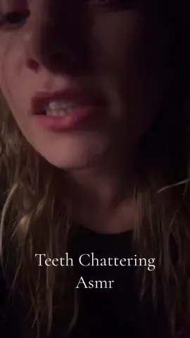 Replying to @Darth Weenie this is awkward to film lol #teethasmr 