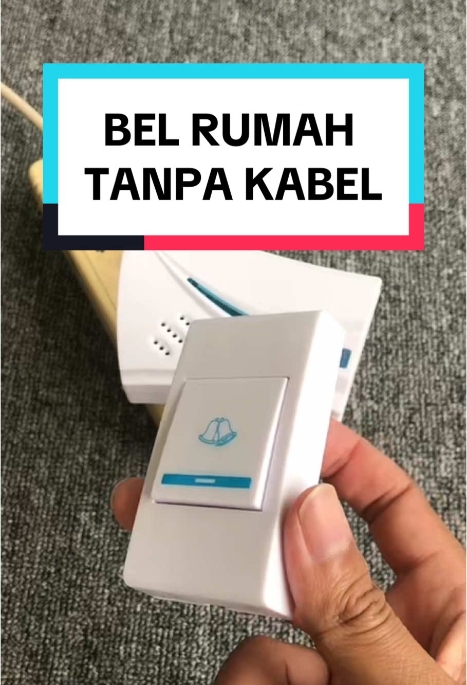 BEL RUMAH TANPA KABEL MODEL COLOKAN #bel #belrumah #belrumahtanpakabel 