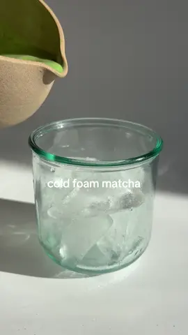 Make a frothy matcha with me — this is just soy milk cold foam with no heavy whipping cream of added sugar! I loved how this texture came out and how the soy milk tastes with the matcha.  Frothing can easily be done with a hand held frother or a milk frother. I posted on my profile a tutorial for how to froth milk using a hand frother, but for this one today I was feeling lazy and used my milk frother.  #creatorsearchinsights #matcha #matchalatte #matchalover #matchatok #coldfoam #soycoldfoam #soymilk #coldfoam #coldfoamtutorial #frothy #frothymatcha #matcharecipes  Cold foam no heavy cream, cold foam with alternative milk