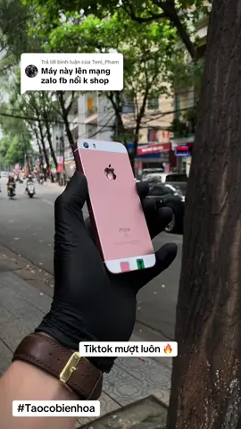 Trả lời @Toni_Pham Lên cho Ae iPhone 5SE 32GB máy đẹp 98% Pin 91% Giá 1trxxx Zin chưa mở ốc 🌋💥🔥 #Táo_Cổ_Biên_Hoà #iphone5se2016 #độvỏtrốngđồng 