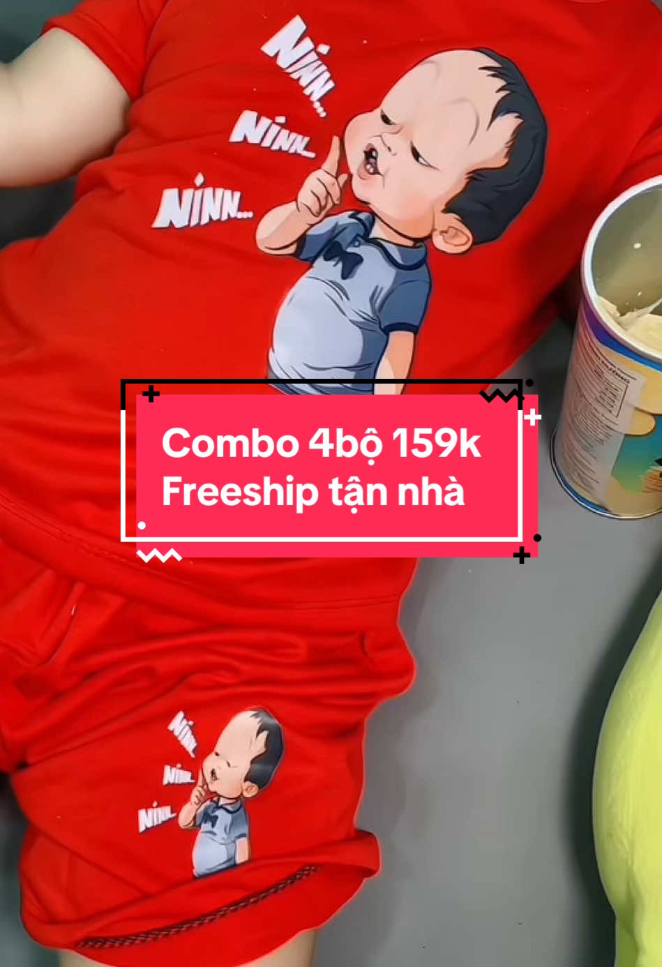 Toàn màu đẹp mom ơi . Chỉ hơn 100k xíu đa mua đc 4 bộ #xuhuong #embe #review #thoitrangembe #kimphuongme2be #dotreem #doembe #dobochobe #nin #nín 