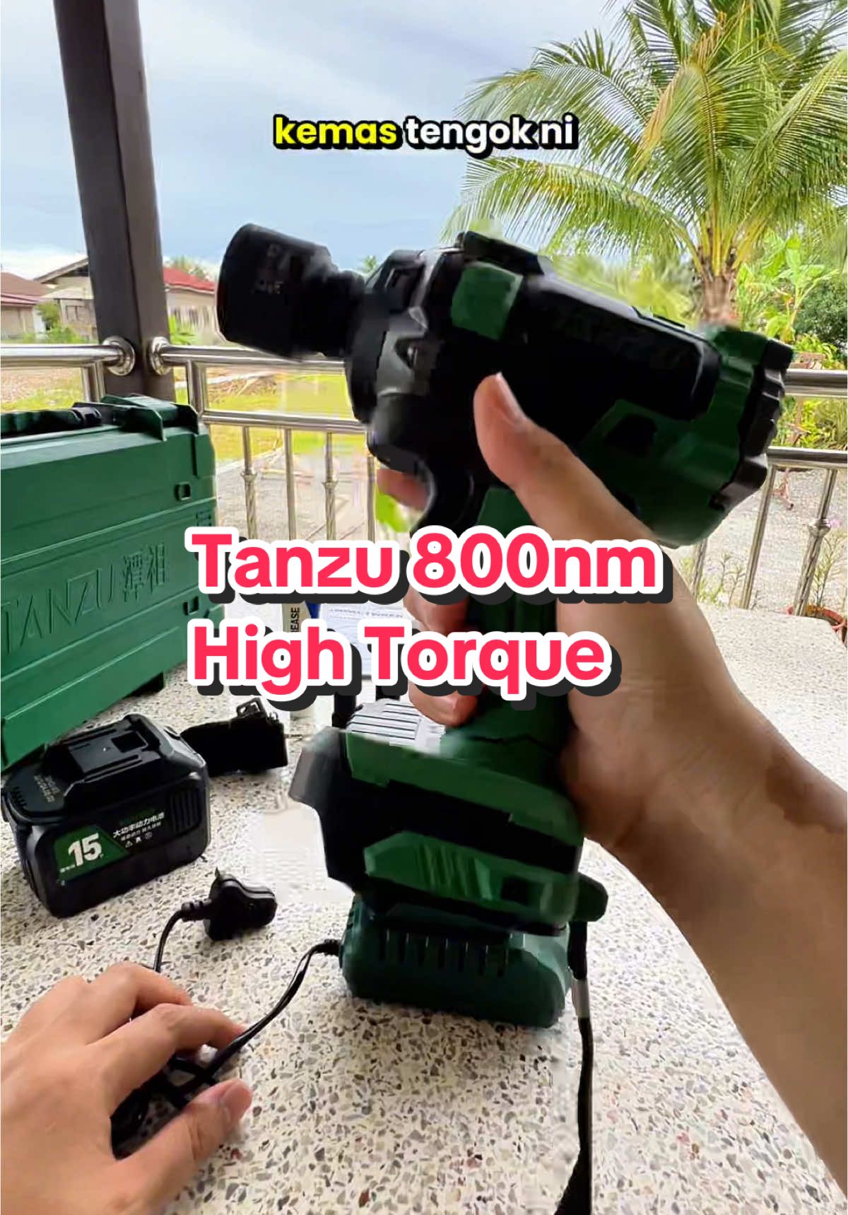 Tanzu 800nm High Torque Brushless Cordless 3in1 Impact Wrench Drill.