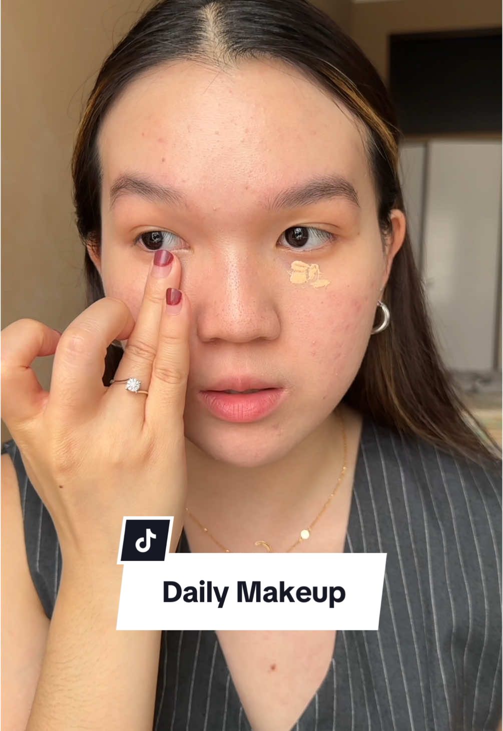 Replying to @Loy  daily makeup tutorial for acne skin mostly featuring @ESQA Cosmetics products! BAGI BAGI RANDOM at the end of the video 🤫