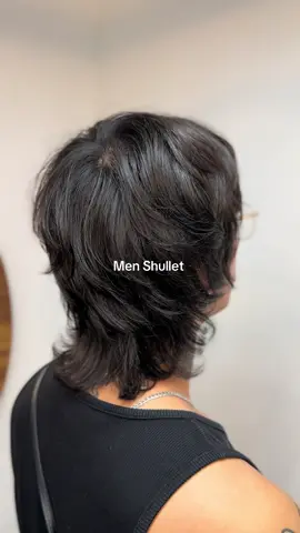 Hair inspo: Shaggy Mullet (Shullet) hybrid haircut. #hybrids #shaggy #mullet #shaggymullet #manhaircut #menhaircut #menlonghair 