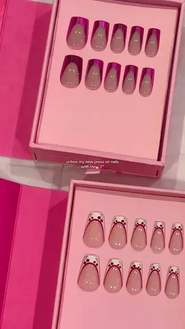 so excited to try these press ons!💅 #pressonnails #pressons #pinkfriday #pinkfridaynails #nailsoftiktok #pinkaesthetic #nailinspo #longnails #pinknails 