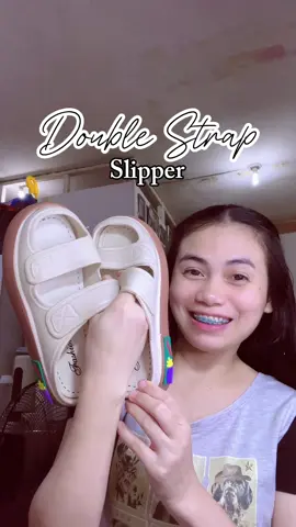 Slippers na pwede pang alis Double Strap Slipper Thick heels narin #slippers #doublestrapslipper #thicksoleslipper #slippersforwomen #womenslippers 