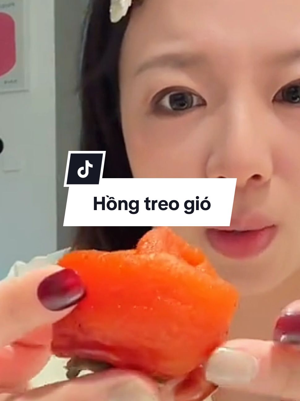 Hồng treo gió, mềm, dẻo, ngon lắm nha #doansaydeo #hongtreogiodacsandalat #doanvat #xuhuong 