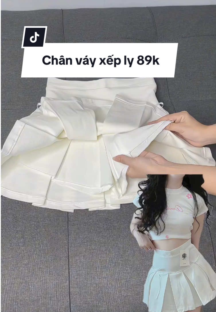 Chưa tới #100k nhận về 1 em chân váy xếp ly tôn eo xinh xắn 🎀#chanvayxinh #chanvay #chanvayngan #chanvaynu #chanvaykaki #chanvayxeply 