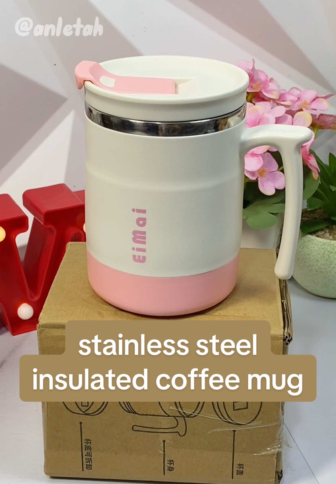 stainless steel insulated coffee mug #coffeemug #insulatedcoffeemug #stainlesssteelcoffeemug #giftidea #mug 
