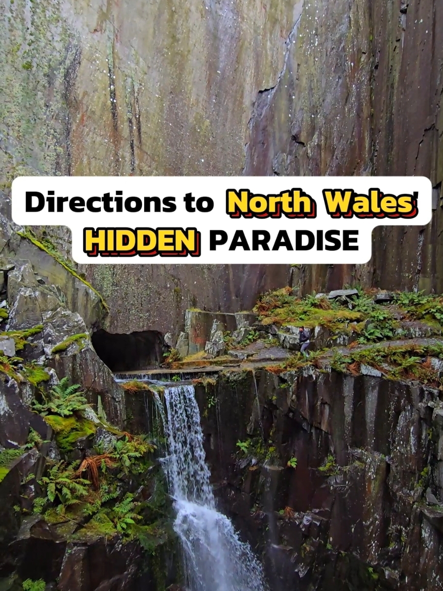 START POSTCODE ⬇️ 📍 LL55 3ET - Dinorwic Bus Terminus  Hidden within Dinorwic Quarry lies a secret world waiting to be discovered. Venture through the tunnel to find an enchanting paradise—where a shimmering waterfall tumbles gracefully, surrounded by vibrant moss and lush greenery. This secluded sanctuary feels like stepping into a dream, a place where nature's beauty unfolds in the most magical and otherworldly way.  Ready to uncover this mystical hidden gem? Follow my guide to find your way to this unforgettable treasure.  #HiddenParadise #DinorwicQuarry #Wales #northwales #visitwales #snowdonia #eryri #eryrinationalpark #travelwales #WelshAdventures #travelgram