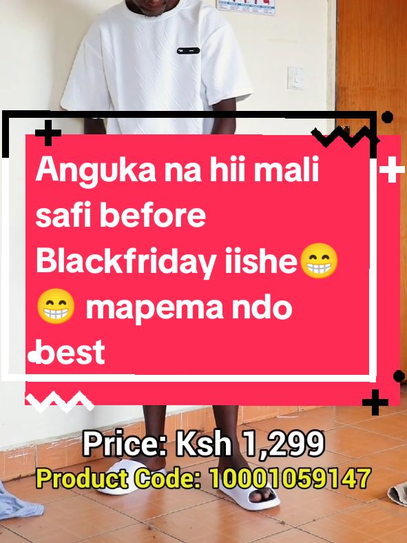 Stay stylish and comfortable even with casual wear with this amazing set. Use this code: 10001059144 to make your purchase before the end of #blackfriday in less than 12 hours, enjoy your shopping. #tshirts #shorts #fashion #kilimall #kilimallfashion #foryou #fyp 