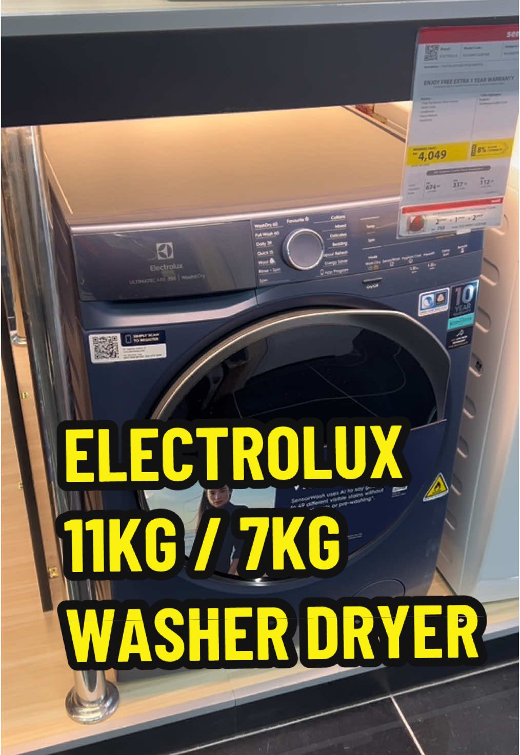 2 in 1 washer dryer yang paling paduuu! #senhengmy #fypp #senhengmalaysiareview #racuntiktok #tiktokmalaysia #marketingdigital #marketing #promosi #murahsangat #berbaloi #mampumilik #malaysia #kualalumpur #dryer #washerdryer #washer #2in1 #electrolux #NAQI 
