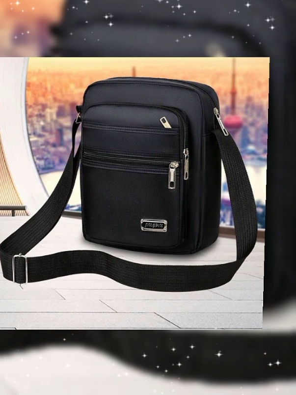 New Waterproof Nylon Oxford Cloth Bag For Men's Bag Single Shoulder Crossbody Bag