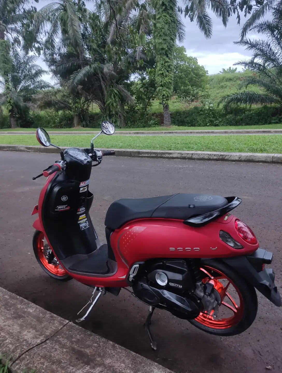 #scoopymerah🏁🐣😇 #scoopystyle #scoopymodifikasi #lewatberanda #fyp 