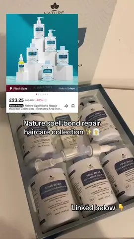 @Nature Spell bond repair haircare collection is on flash sale👇✨🤑 Linked below 👇#haircareroutine #HairCareTips #hair #flashsale 
