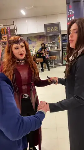 this coven is holding space for the lyrics of the witches road💜  @MCM Comic Con @Caly @Wolffe  #wanda #scarletwitch #wandamaximoff #marvel #agathaharkness #agathaallalong #billymaximoff #witches 