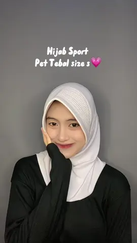 Rekomendasi hijab sport pet tebal ukuran s ✨ #hijabsport #hijabsportpettebal #hijabinstan #4u 
