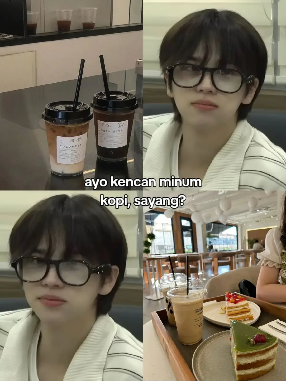 it's AJISAEZ first date🫶🫶🫶 they're a perfect match, aren't they?? #TWS #SHINYU #NMIXX #HAEWON #AJISAEZ 
