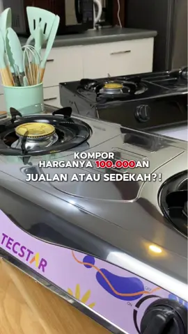 Yakin nih ga mau beli? Kapan lagi ada kompor sebagus ini 200ribuan doang... Coba cek di keranjang kuning deh, siapa tau ada yang cocok. #KomporTecstar #kompor2tungku #komporportable #kompormurah #komporgas #dapur #rekomendasikompor 