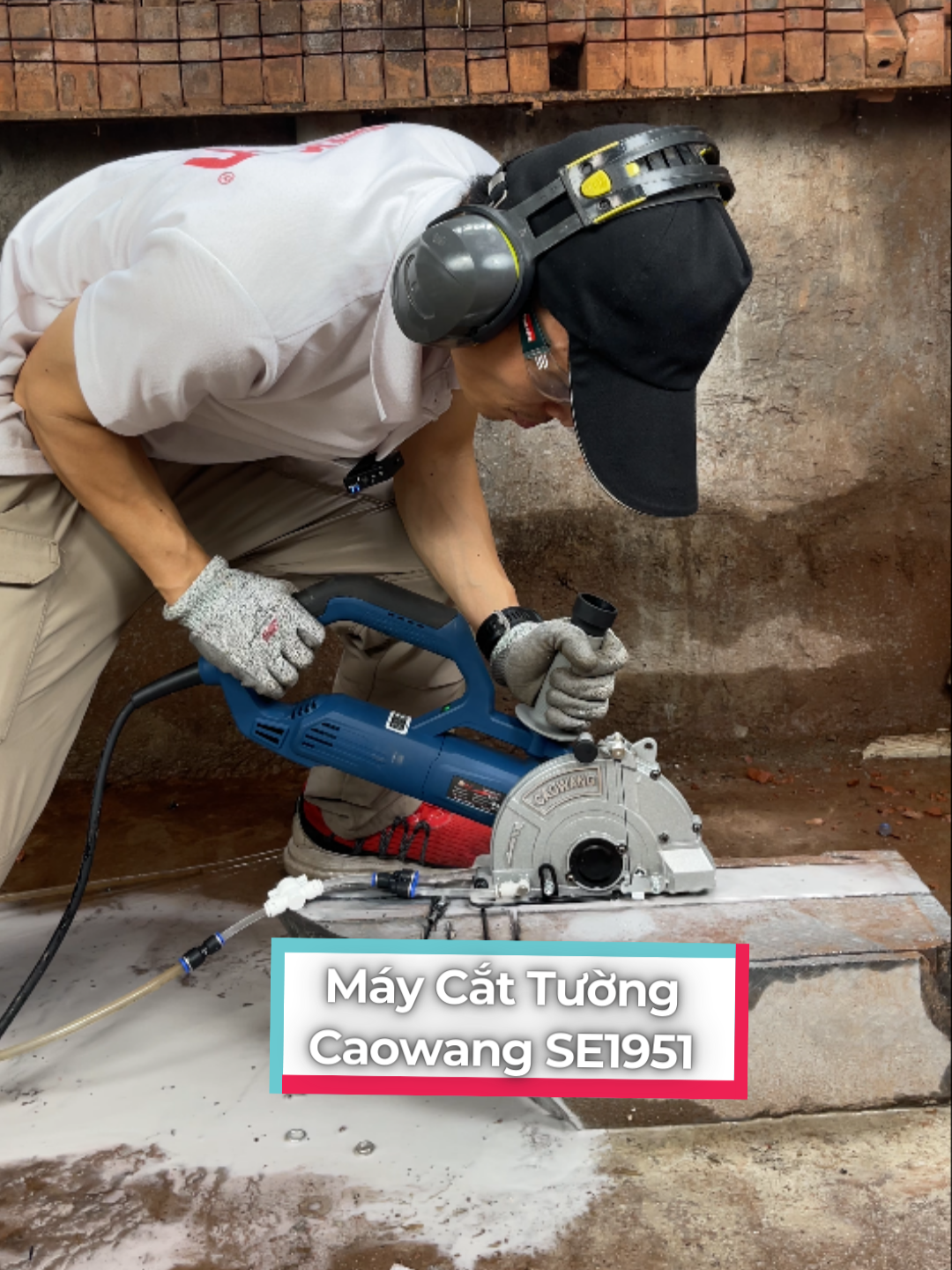 Máy cắt tường động cơ không chổi than giá rẻ caowang se1951 #tranhiep #dienmaydangnga