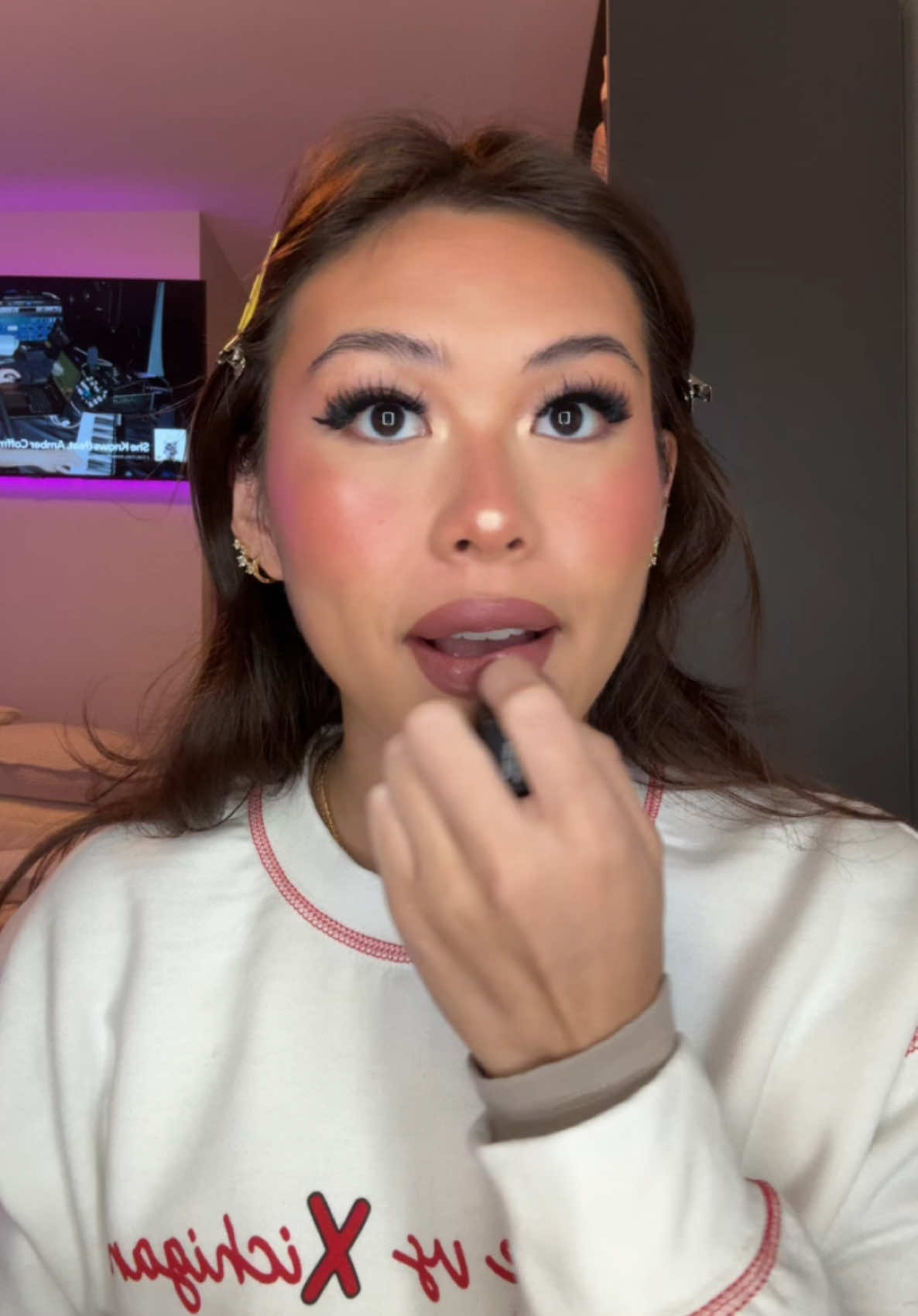 #grwmmakeup for the game! #makeup #ohiostate 