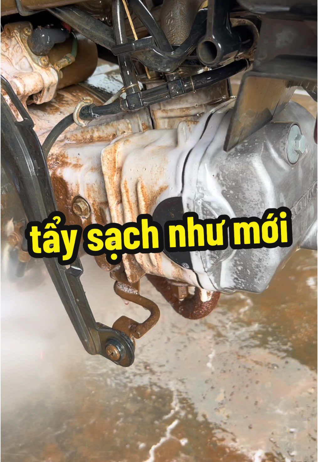 Tẩy rửa vệ sinh xe máy rất nhanh và hiệu quả mọi người nên dùng thử nhé#tayruadanang #vesinhxemay #chamsocxe #phutungxemay #tungvary3 #xuhuong 