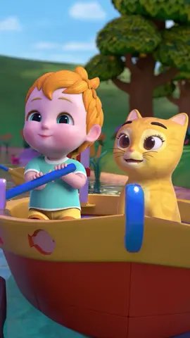 Baby And Boat. #kids #baby #rhymes #toddler #Children #preschool #animation #nunutv