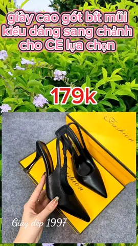 giày cao gót bít mũi sang chảnh#tittom725#giaydep #giaycaogot #thoitrang #xuhuong #tiktokshop 