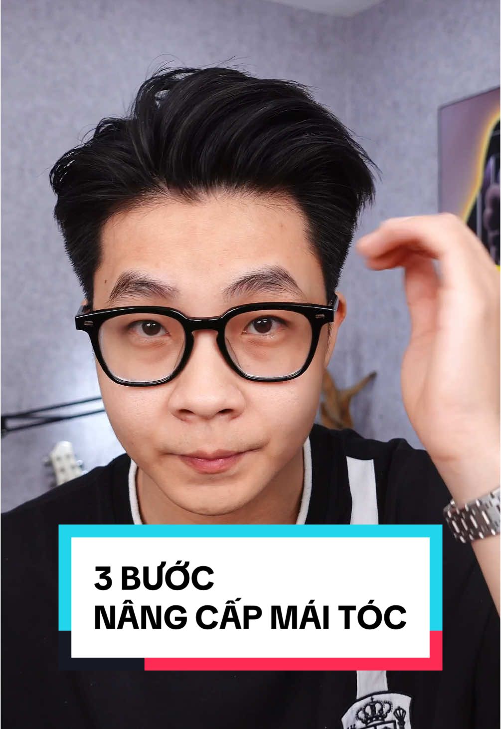 3 bước giúp bạn nâng cấp mái tóc                                         #milo #sidepart #sapvuottoc #tócnamđẹp 